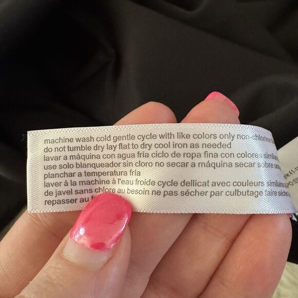 Eloquii Peplum Shirt Women’s Plus Size 22 Black Flare Sleeve Blouse Office NWT - Picture 13 of 13